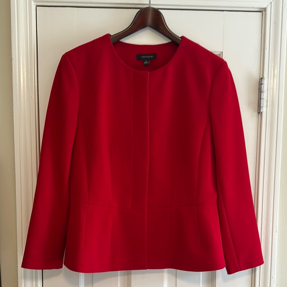 Ann Taylor Women's Red Jacket